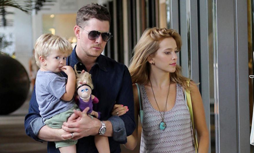 Luisana y Michael junto a un pequeño Noah. El nene es el primogénito de la pareja.