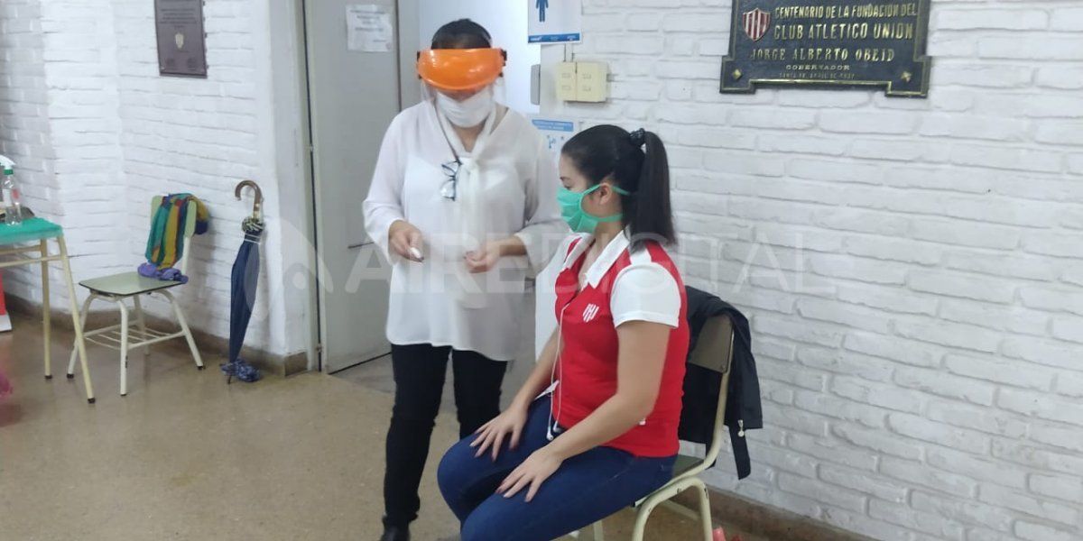 En el Club Union, Cudaio realiza una campaña de donacion de sangre, con turno previo y respetando las medidas de distanciamiento social y seguridad por la pandemia.