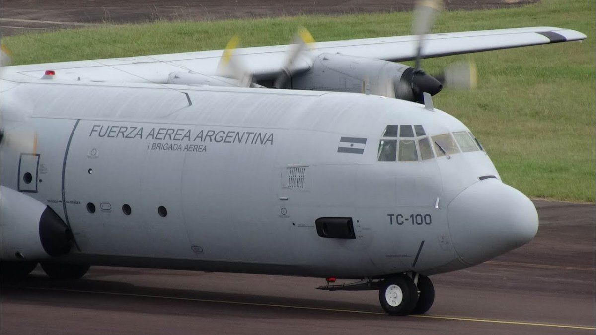  Hércules C-130 de la Fuerza Aérea Argentina