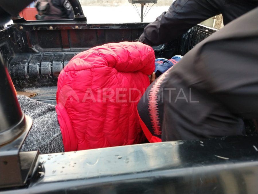 Dos personas fueron detenidas luego de una violenta entradera en Guadalupe Oeste.