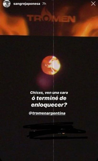 La foto que mostró la actriz