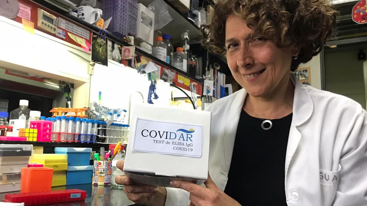 Andrea Gamarnik con un