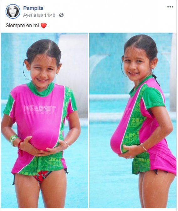 El posteo con el que Pampita recordó a Blanca, su primogénita.