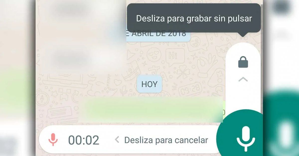 Realiza este sencillo paso para escuchar un mensaje de voz antes de enviarlo por WhatsApp.
