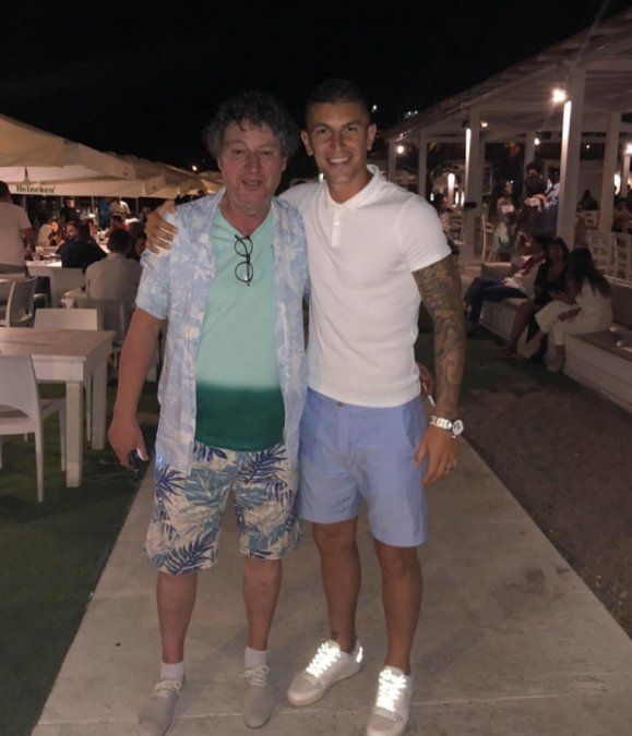 Luifa Galesio con su papá.