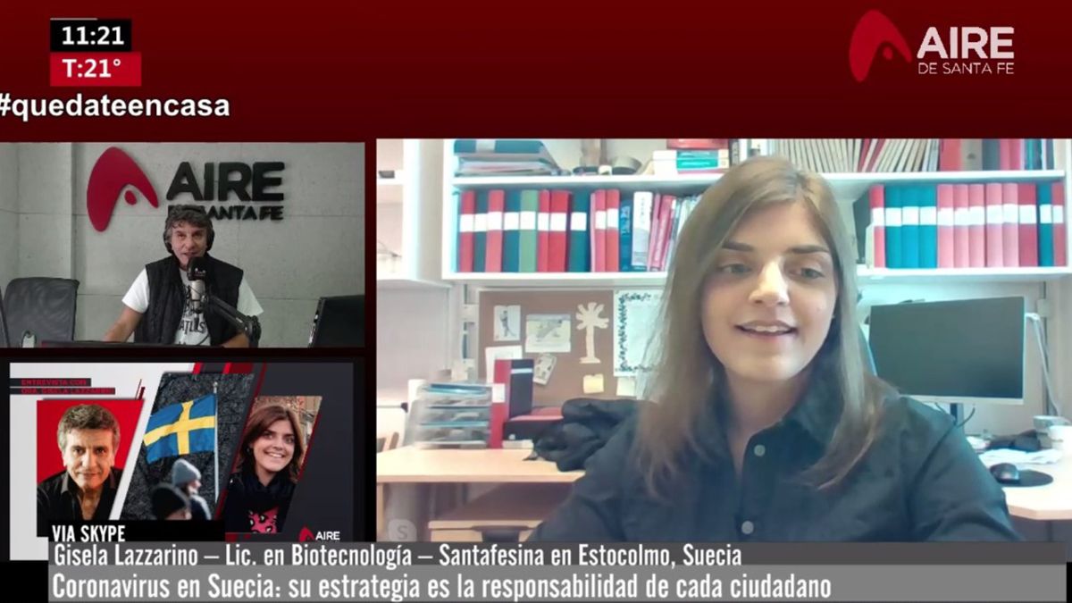 Lazzarino contó que las escuelas y jardines de infantes siguen abiertos.