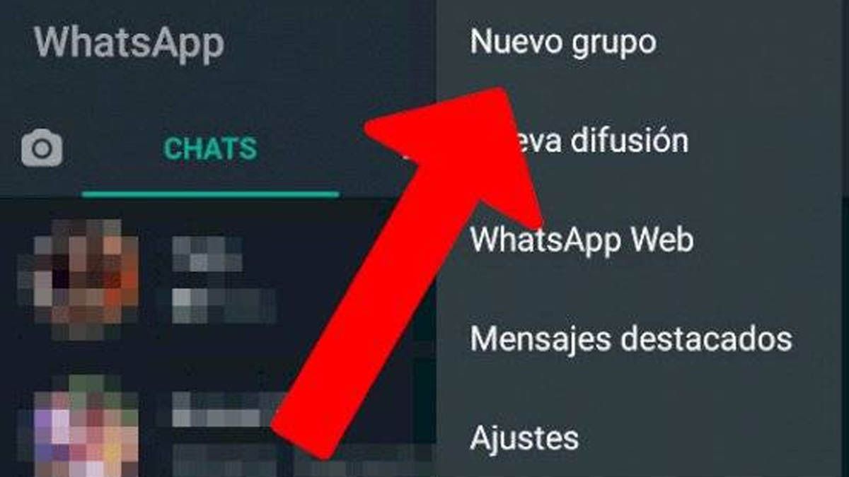 Cómo crear un grupo de WhatsApp