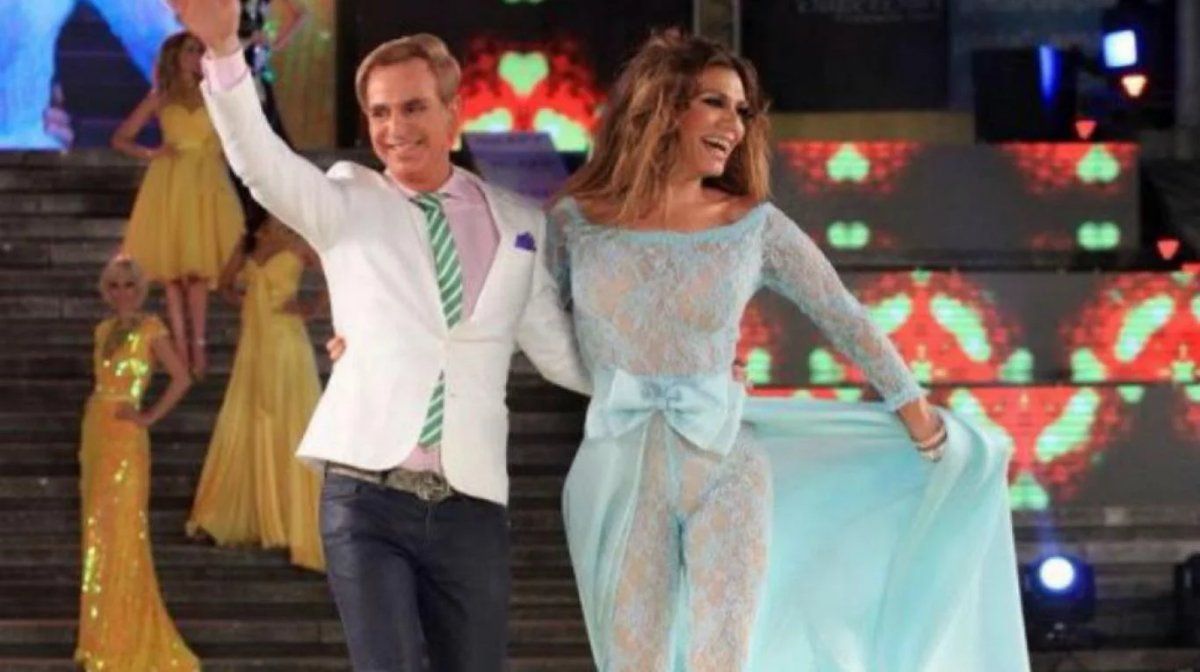 Jorge junto a su mejor amiga, Flor de la V