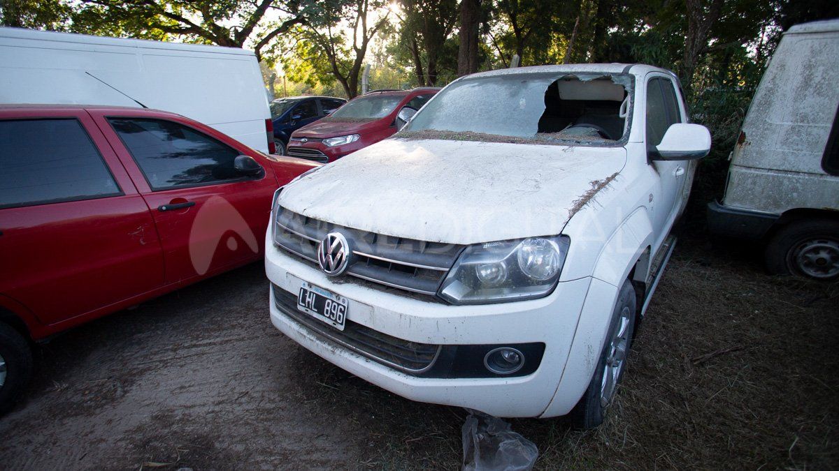 Otra de las camionetas que usaban Pola y Puchinga.