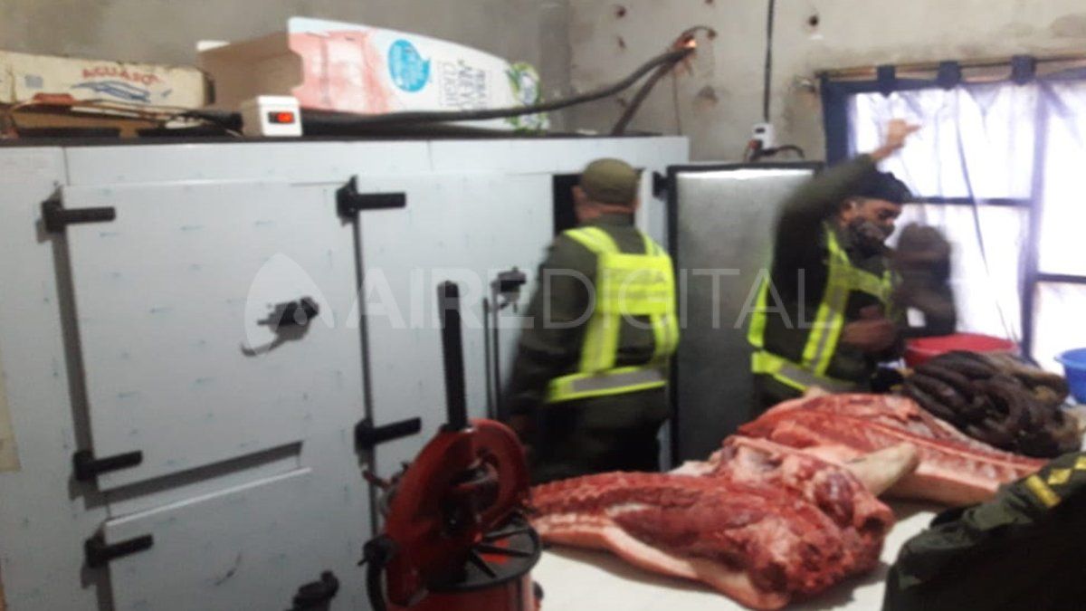 Se recuperaron cortes de carne de dudosa procedencia