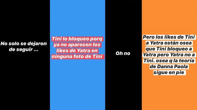 Captura de pantalla del instagram