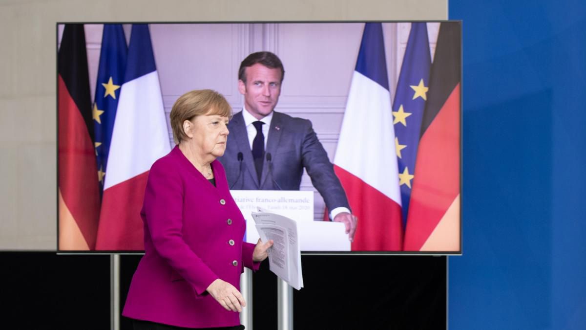 "Es la peor crisis en la historia europea", dice la canciller alemana, Angela Merkel, sobre el golpe que Europa recibió por la pandemia.