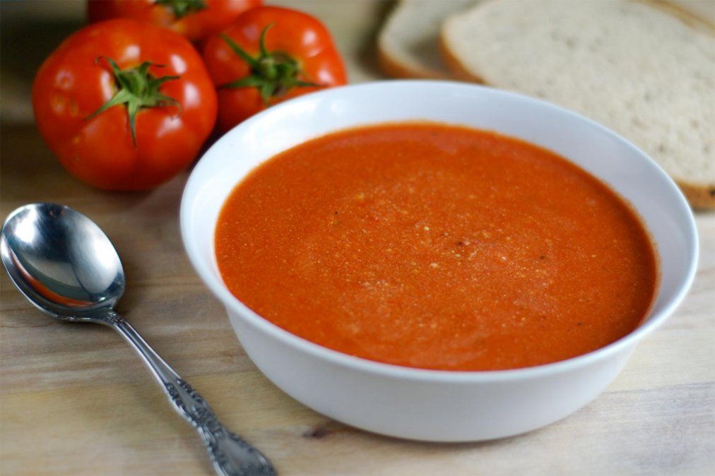 Sopa crema de tomates