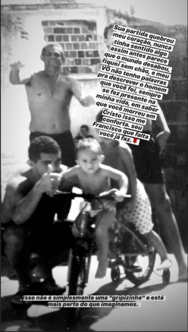 La historia en Instagram que dedicó Everton por la muerte de su abuelo.