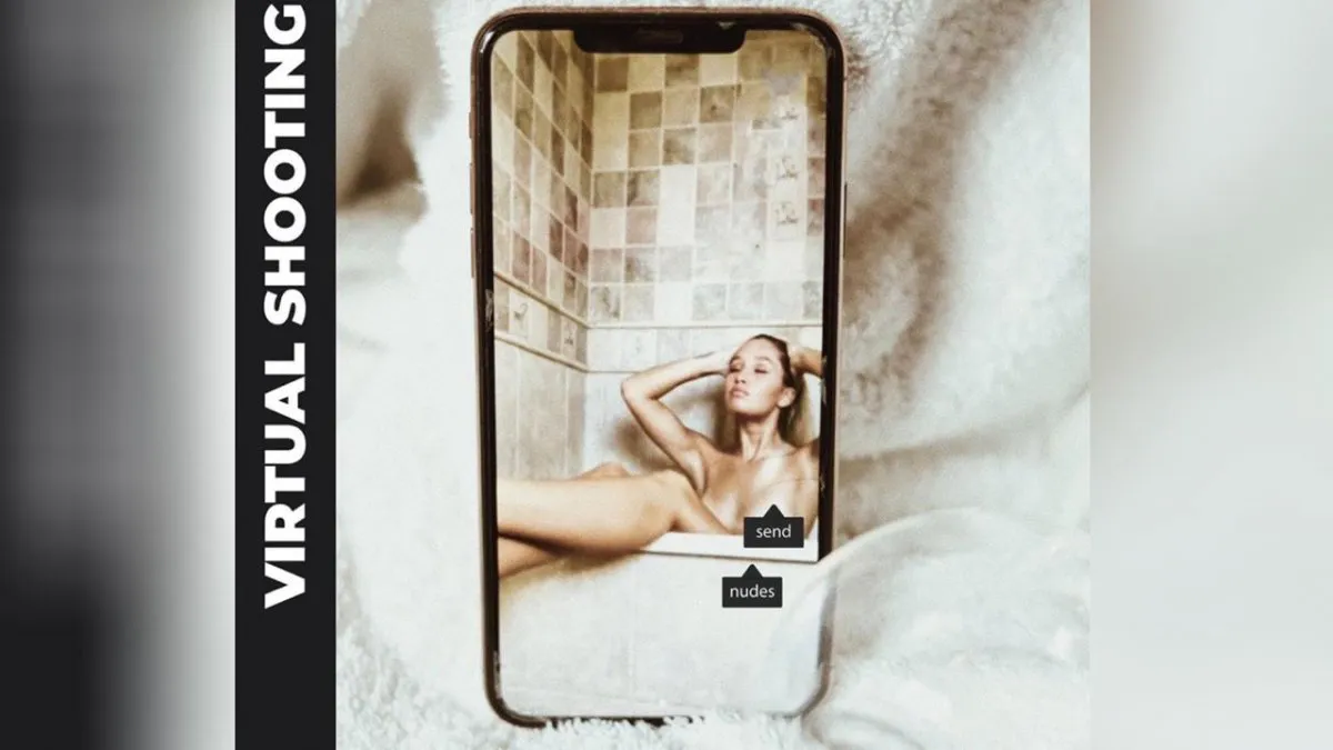 Parte de un "virtual shooting"(Gentileza: @alana.com.ar )