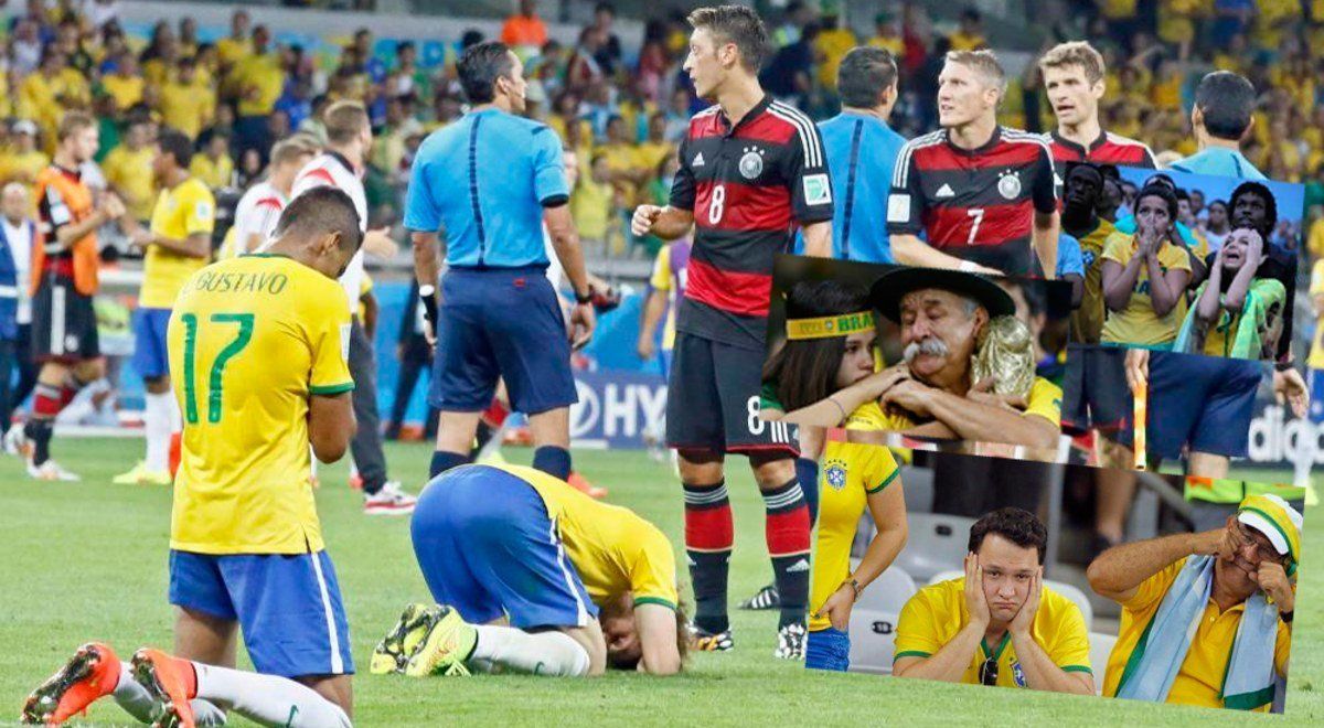 La decepción brasileña tras el vendaval alemán en las semifinales de la Copa del Mundo de Brasil 2014.
