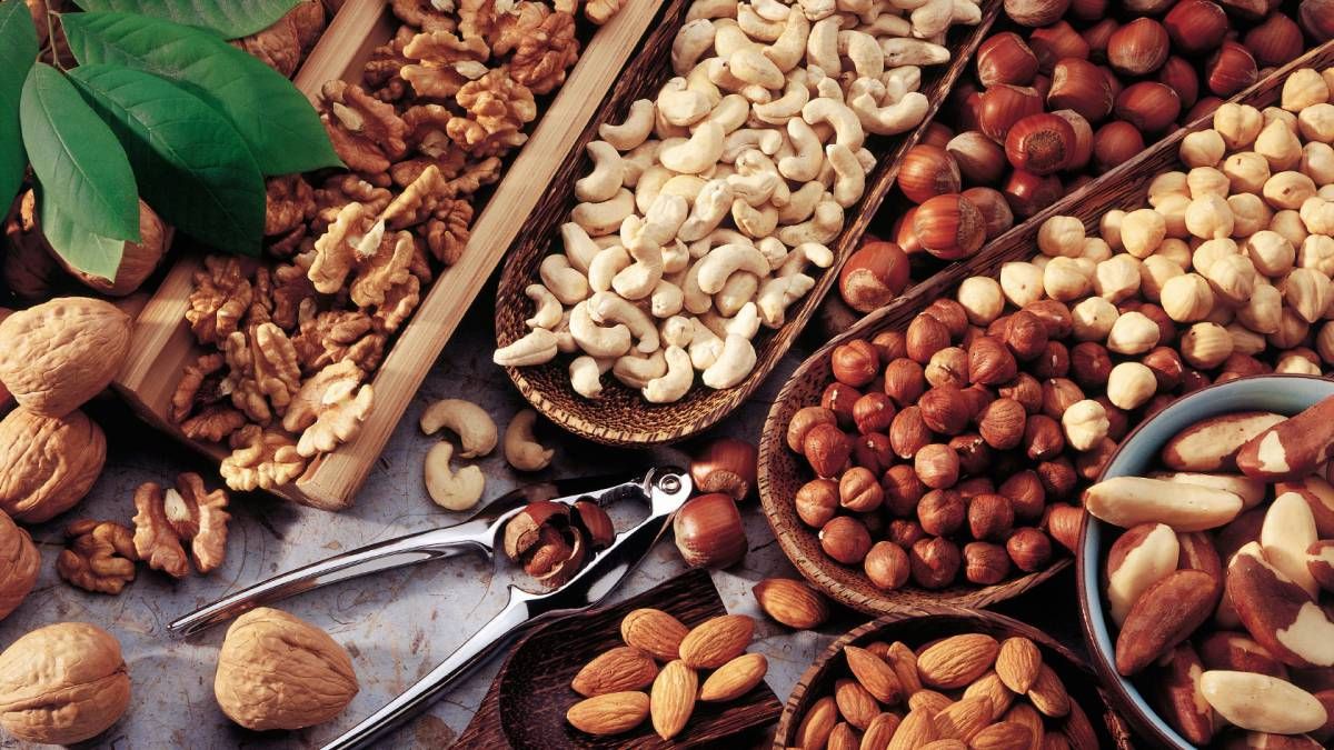 Mix de frutos secos para llevar una alimentación saludable.