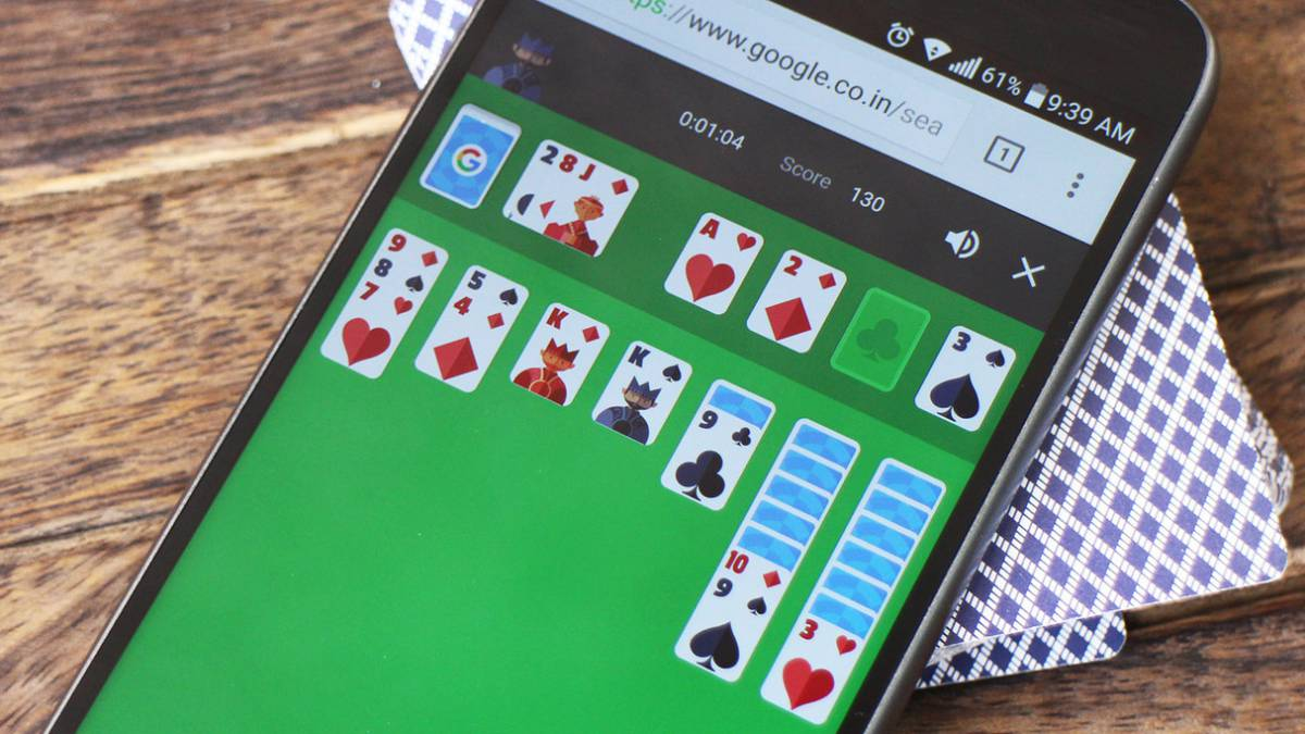 Solitario en smartphone