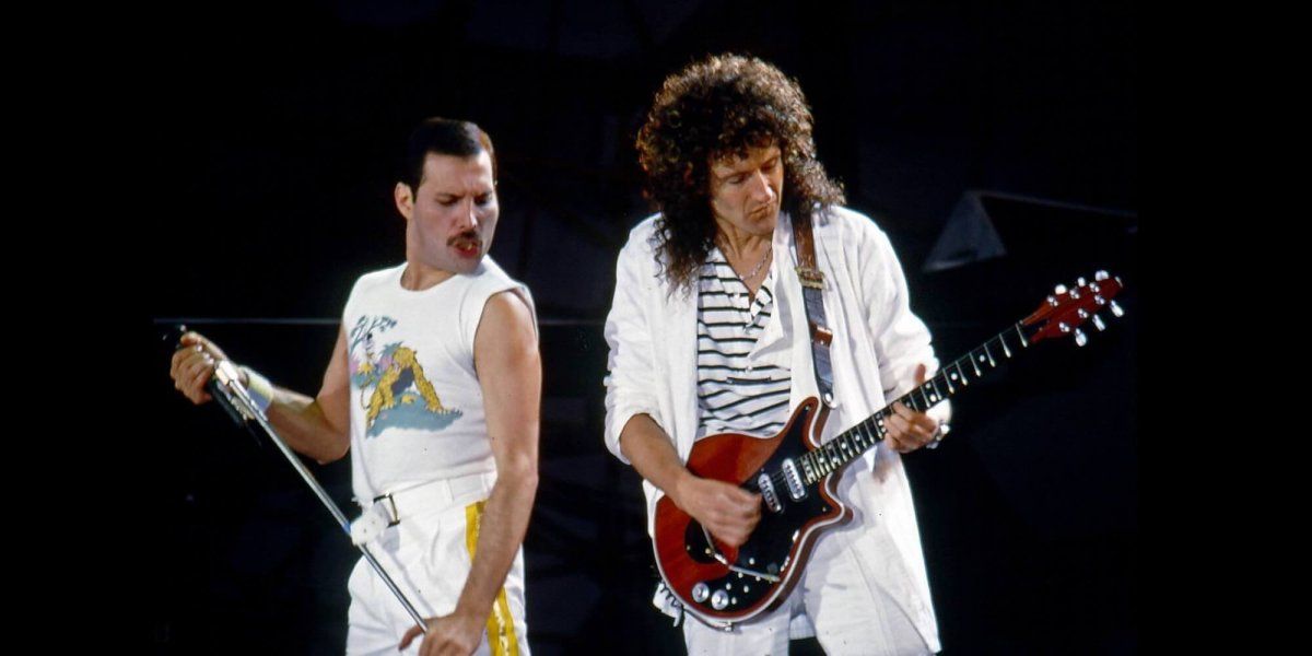 Brian May y Freddie Mercury