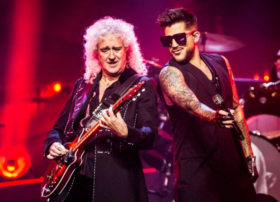 Brian May y Adam Lambert