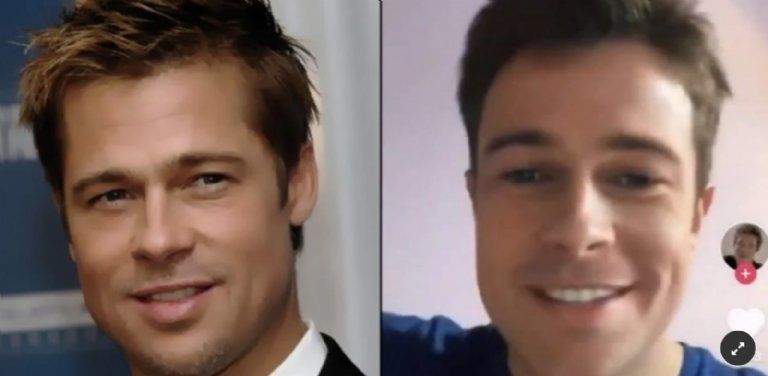 Luciano Chierichetti sorprendió a todos con su parecido al actor de Hollywood