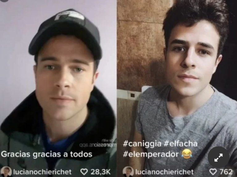  Luciano Chierichetti estafó a todos en la red social Tik Tok