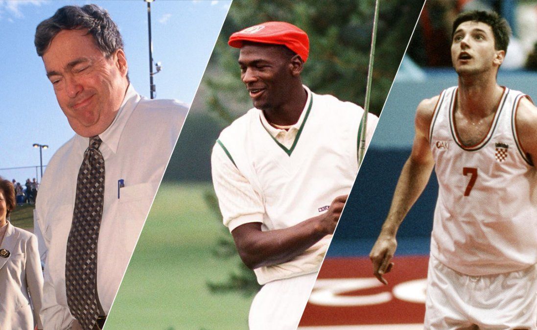 Kruase, Jordan y Kukoč.