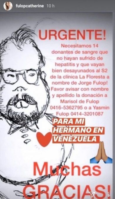 Captura del instagram