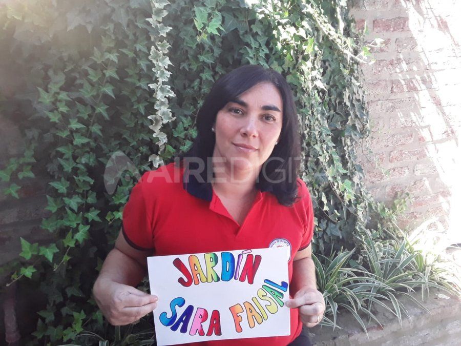 Betina Vesonni, maestra del jardín del Sara Faisal.