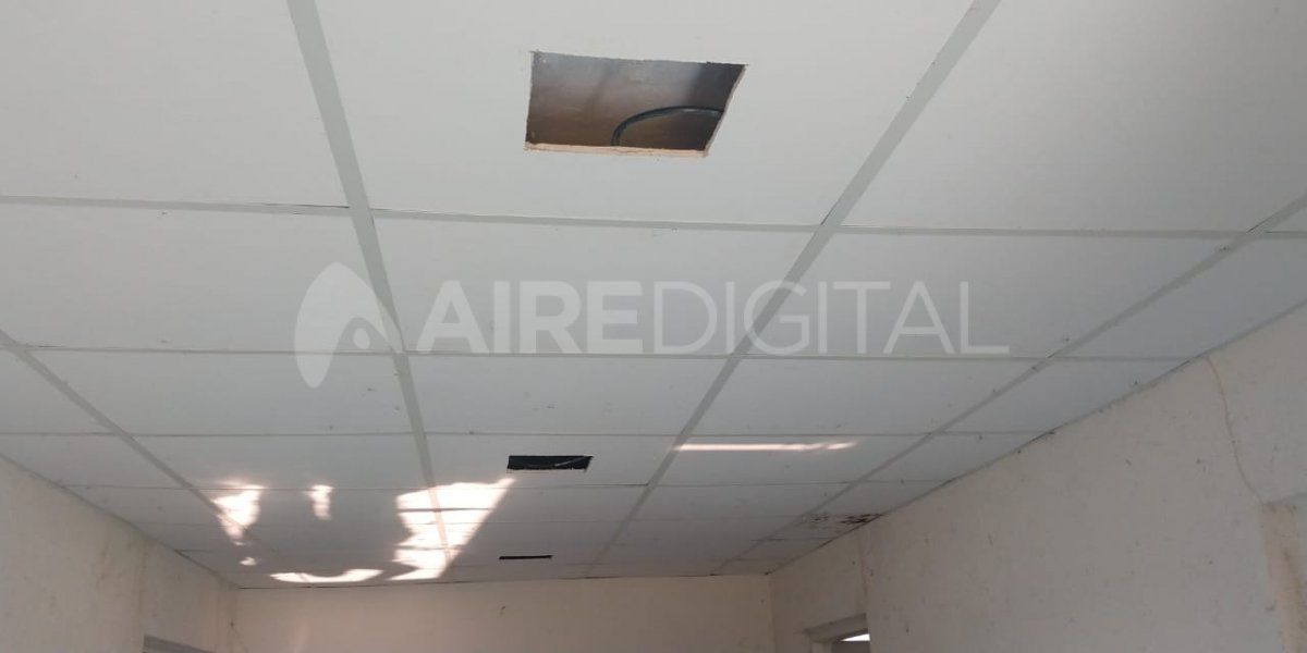 Robaron las luces led que iluminaban los vestuarios.