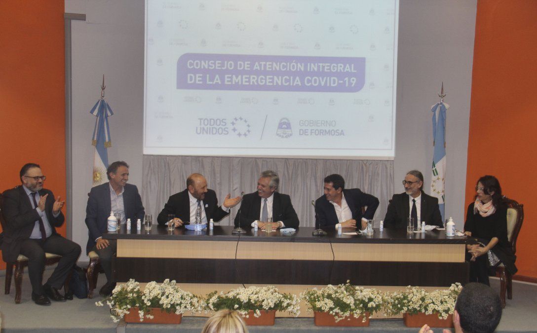 Los funcionarios brindaron una conferencia de prensa este jueves en Formosa.