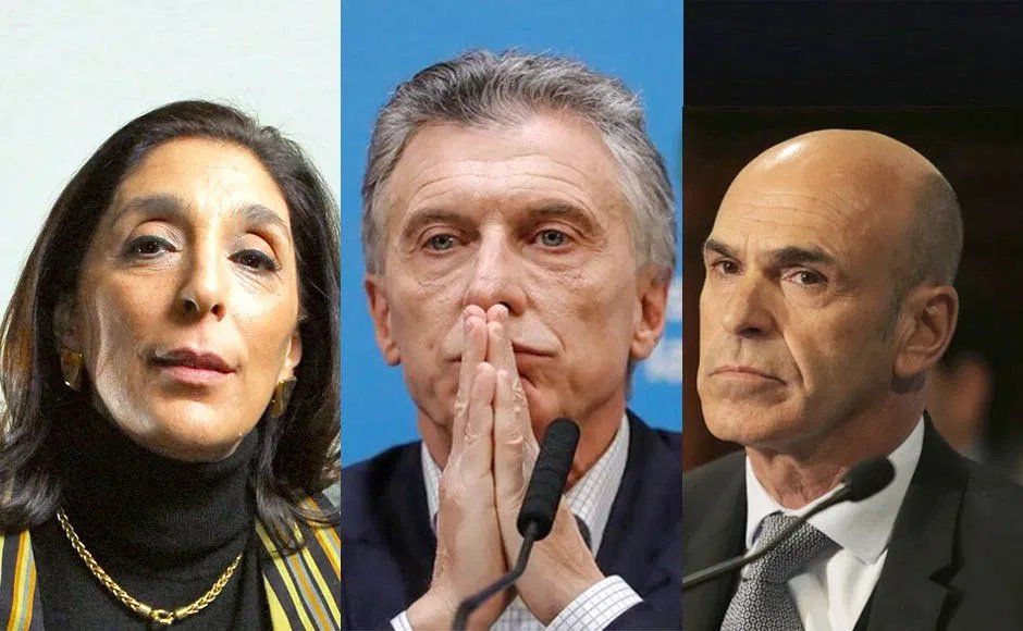 Mauricio Macri, Gustavo Arribas y Silvia Majdalani, imputados este viernes por espionaje ilegal.