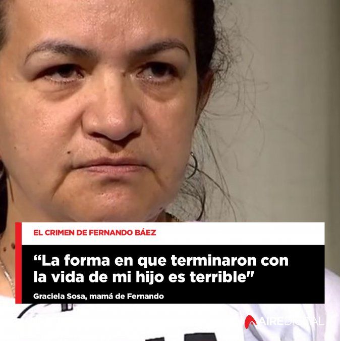 Graciela Sosa dialogó en exclusiva con Aire de Santa Fe. En estos días se realizan los peritajes a las zapatillas secuestradas a los acusados del crimen.