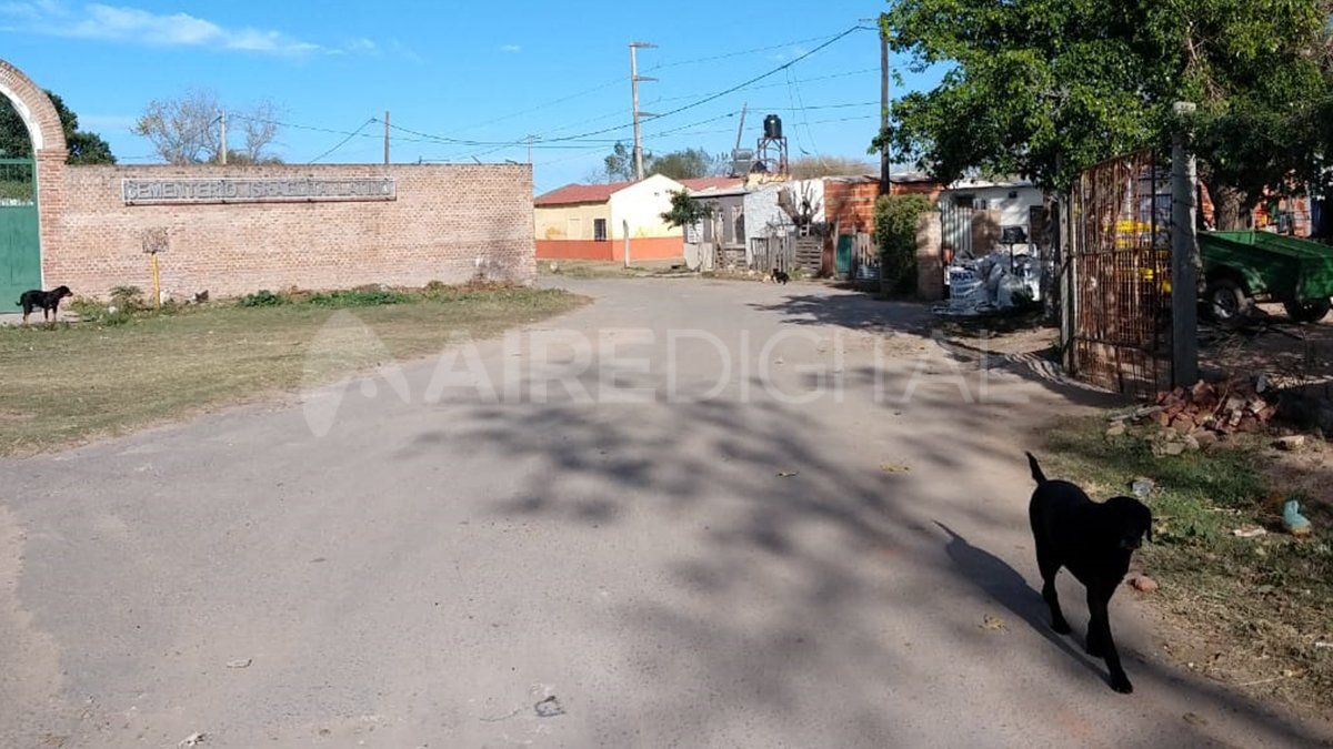 Barrio San Pantaleón. La zona donde está la casa que sufrió la entradera. La misma no fue fotografiada por pedido de su propietario por temor a que vuelva a suceder.