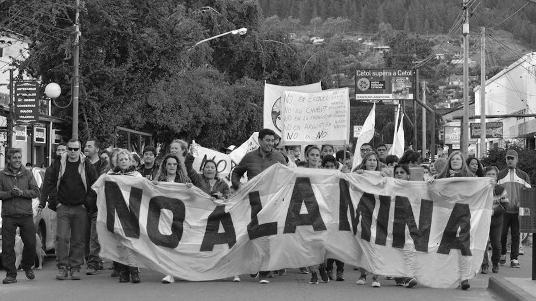 Protesta contra la megaminería. Foto: La Tinta