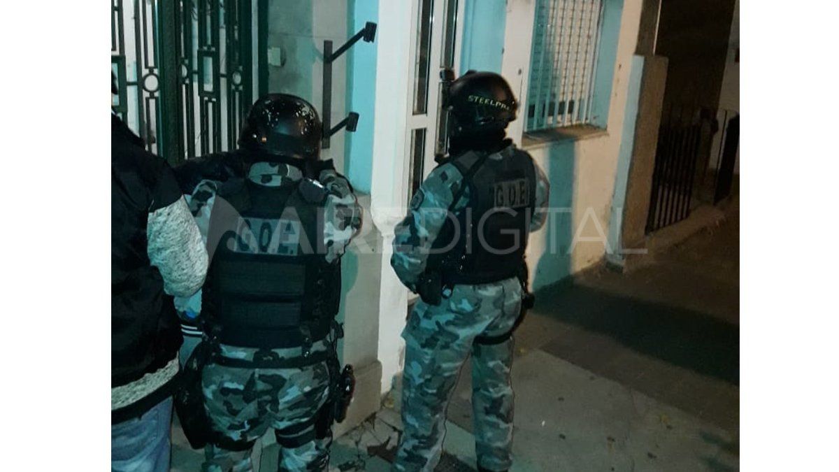 Los allanamientos se realizaron este jueves