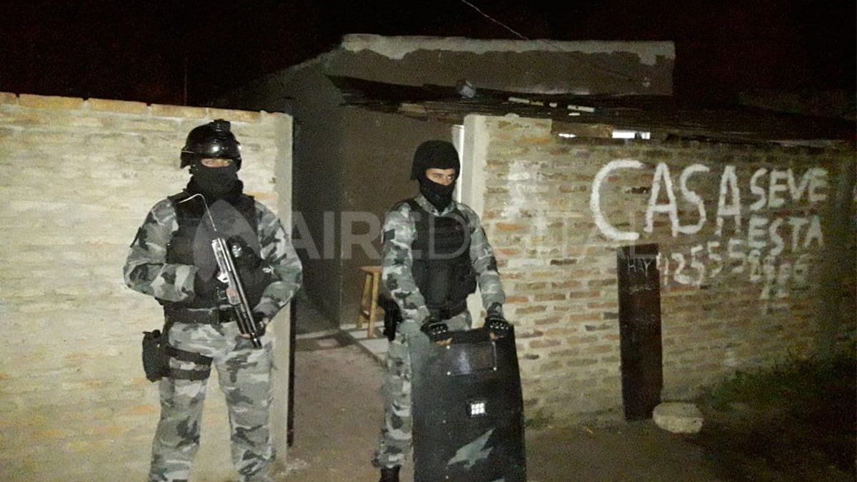 Alanamientos en el barrio La Loma