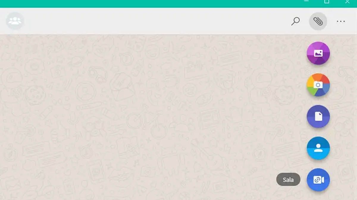 Whatsapp Web: la pantalla que se mostrará a la hora de hacer una videollamada.