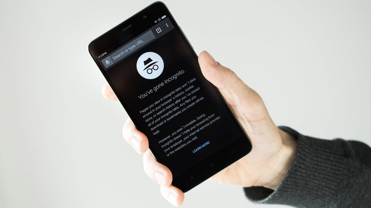 Modo incógnito de Google Chrome