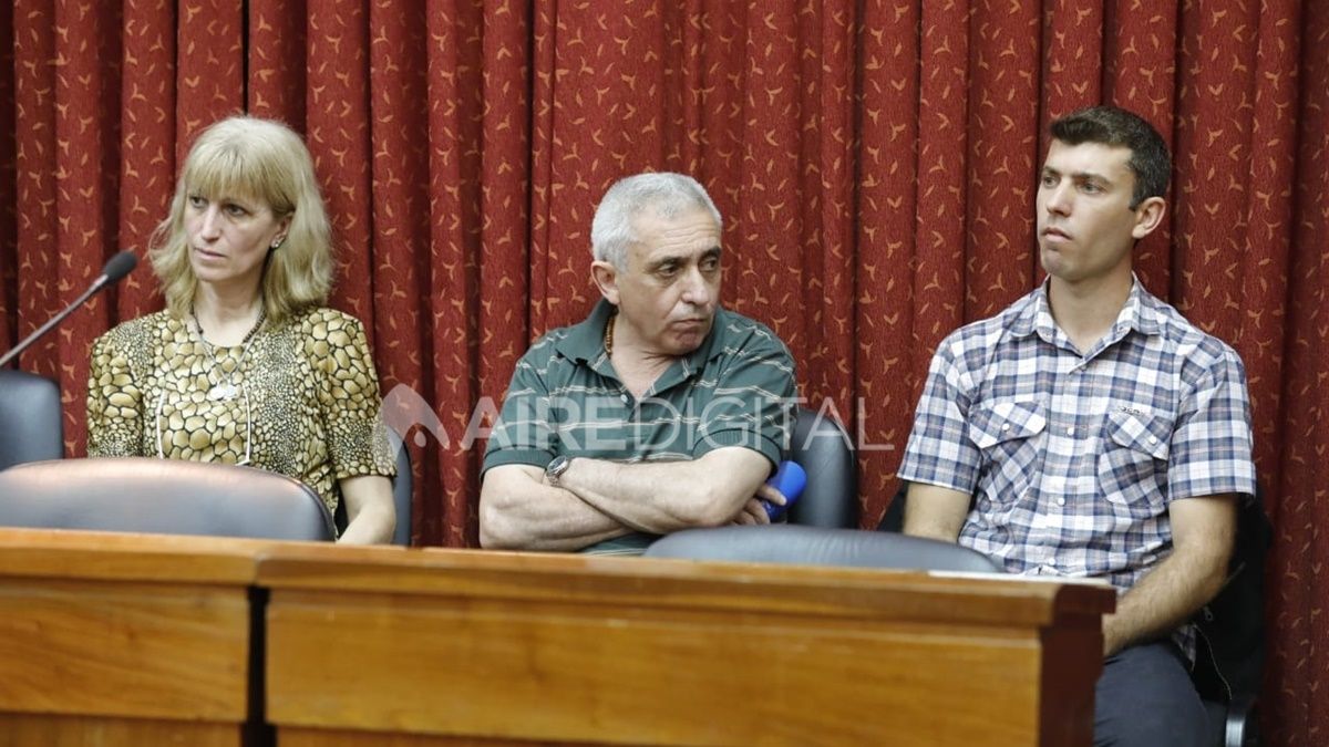 El día que los Baraldo fueron condenados en la Sala 5 del primer piso de tribunales.