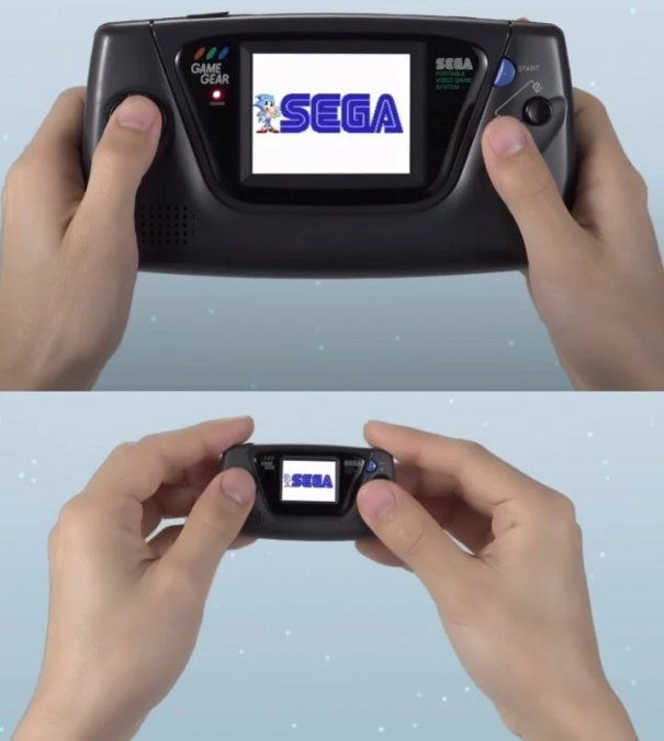 La comparación de tamaño entre el modelo original y el relanzamiento.