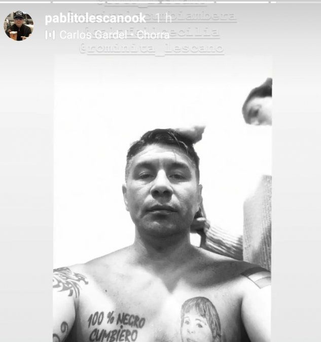 Así luce hoy Pablo Lescano.