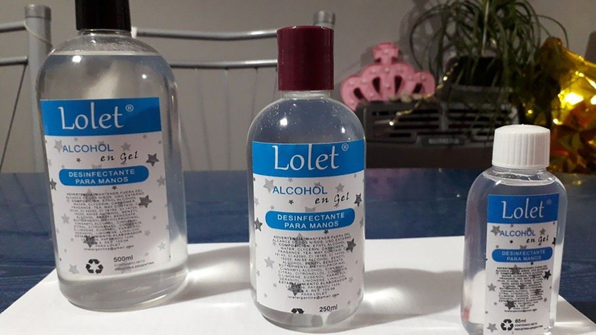 Anmat prohibió el uso y comercialización en todo el territorio nacional, del producto rotulado como “Alcohol etílico 96% marca LOLET