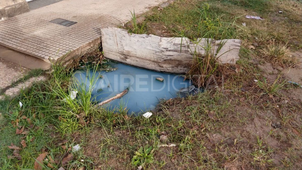 La obra del desagüe Espora fue abandonada hace más de un año