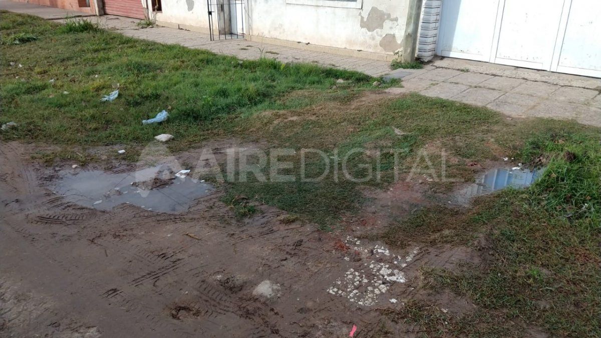 Los desagües están anulados porque la obra quedó inconclusa