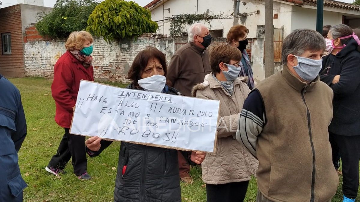 Los vecinos piden que el Municipio se involucre para evitar los robos.