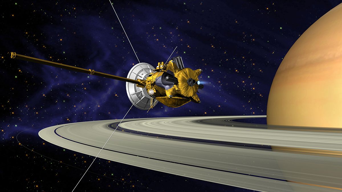 Cassini-Huygens fue un proyecto conjunto de la NASA, la ESA y la ASI. Se trataba de una misión espacial no tripulada cuyo objetivo era estudiar el planeta Saturno y sus satélites naturales, coloquialmente llamados lunas.