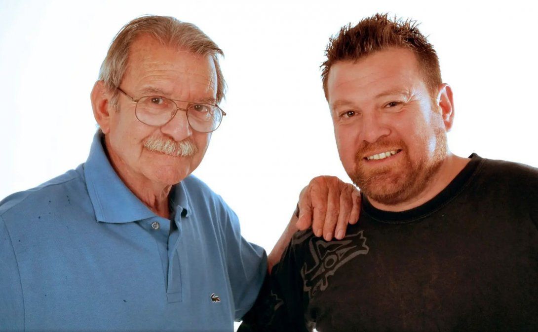 Rodolfo Machado junto a su hijo, Juan Ignacio