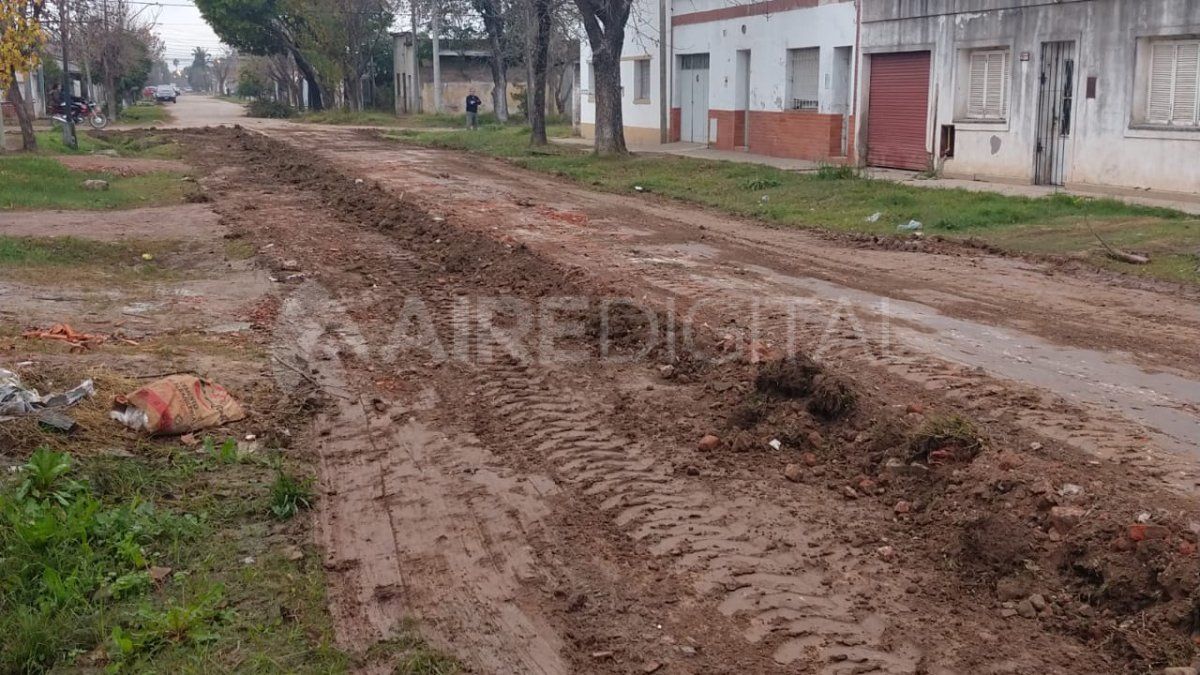 Los vecinos reclamaban mejoras en las calles hace más de un año.