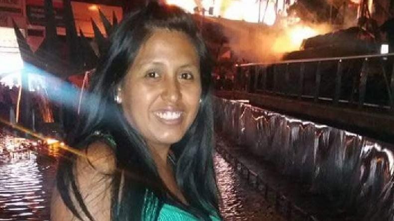 Silvia Apaza, de 31 años años, quien fue asesinada por motochorros cuando iba a tomarse el colectivo para ir a trabajar el pasado 10 de junio. 
